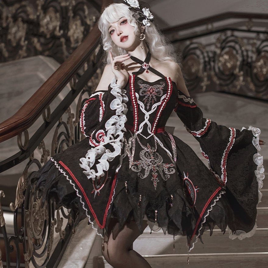 コスプレ コスチューム イベント衣装 ゴスロリ ドレス 魔女