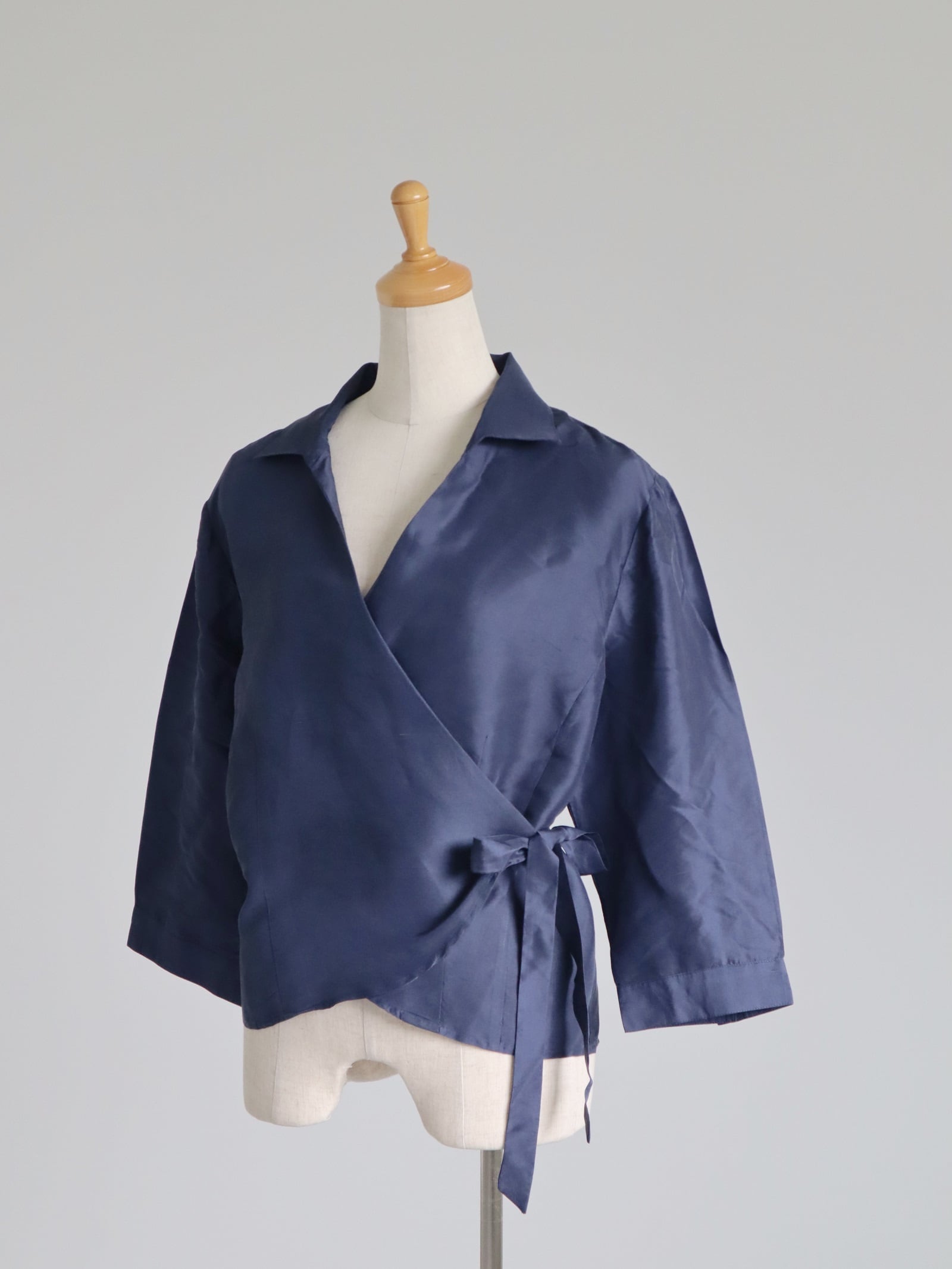 Silk 100% cache-coeur blouse