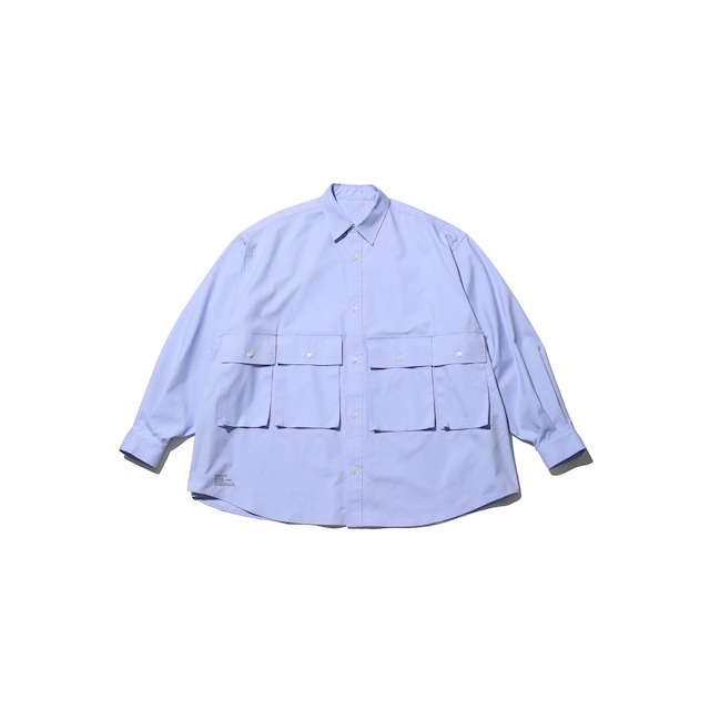 【FreshService(フレッシュサービス)】DRY OXFORD FLAP POCKET L/S SHIRT（FSW-23-SH_001）