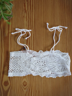 <vintage>remake lace bustier H