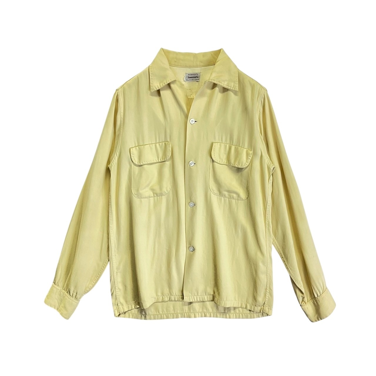 50's Towncraft open collar rayon shirt