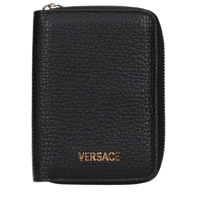 【新品】VERSACE ヴェルサーチェ メンズ コインケース レザー ブラック 10168401A136951B00V