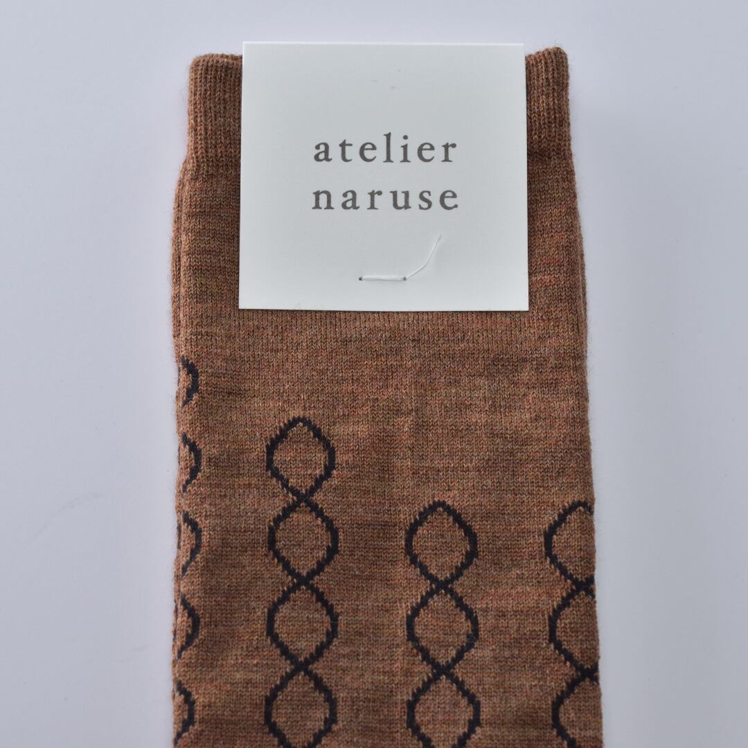 atelier naruse アトリエナルセ ウール loop ハイソックス