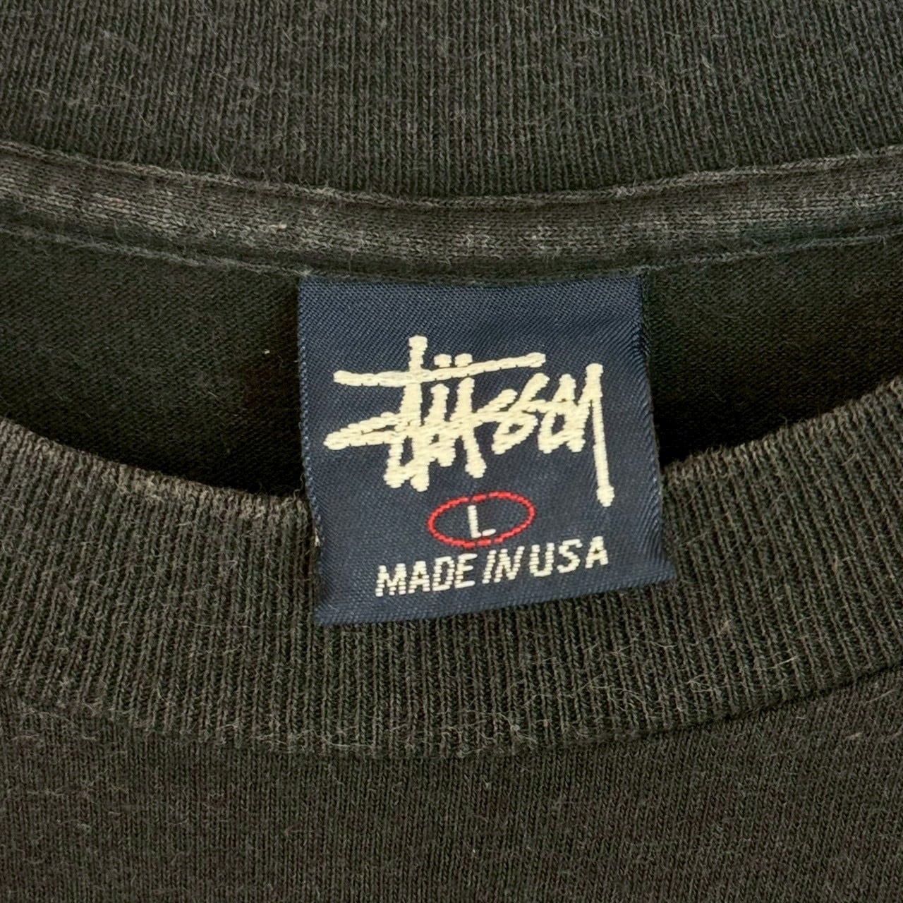 stussy ステューシー Tシャツ M フロントロゴ プリントロゴ フォト 90s