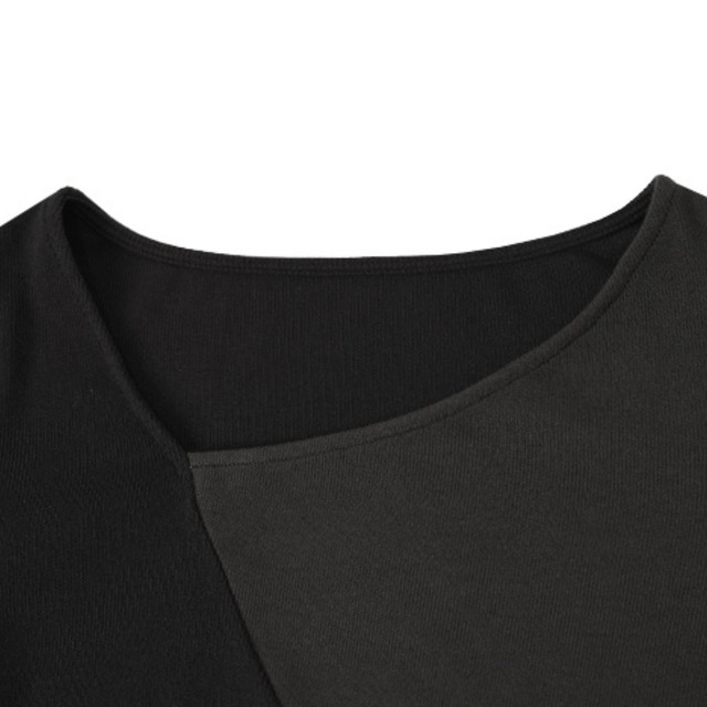 switching color block design top L0074