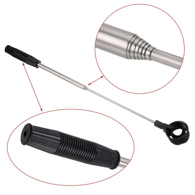 【在庫処分】Sumnacon ゴルフボールピッカー 伸縮 ゴルフボール回収器 最長2.0ｍ