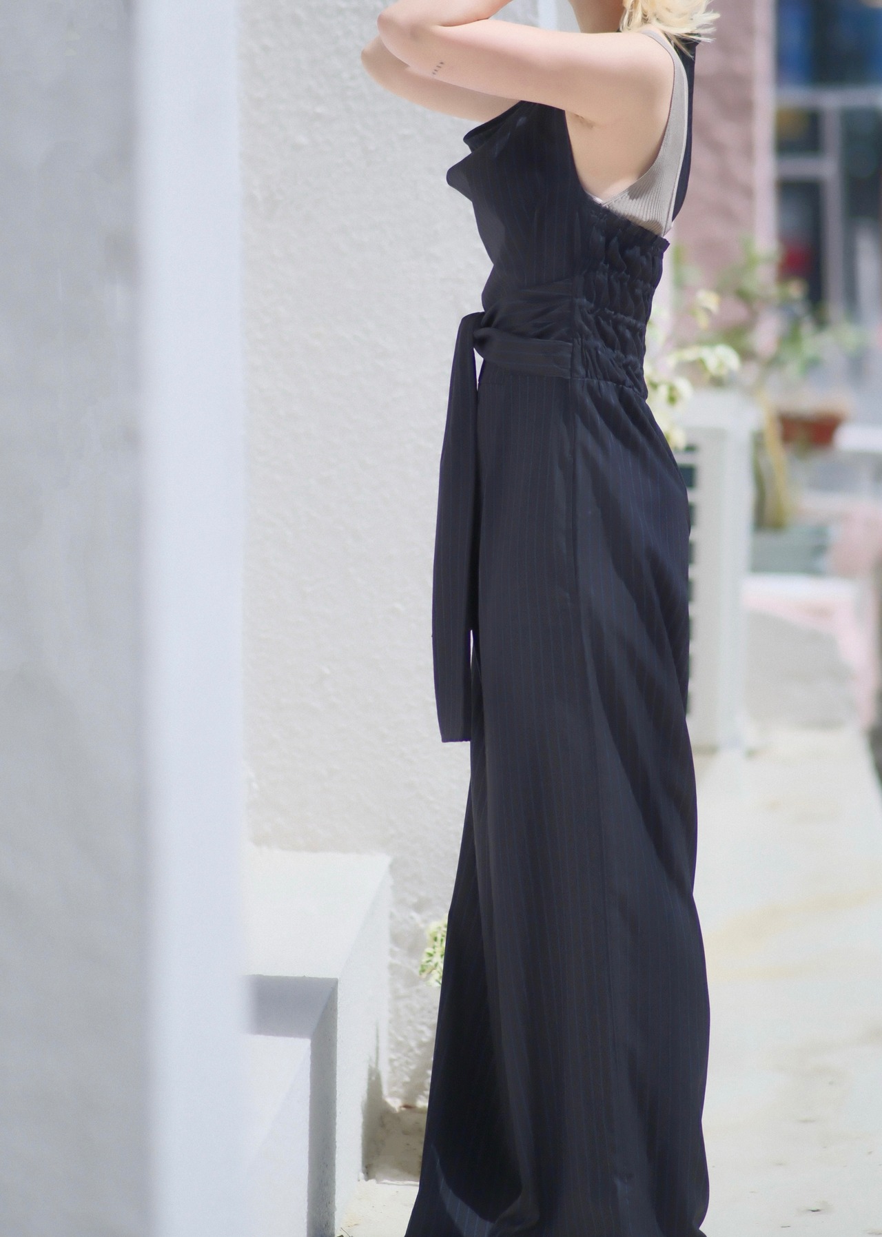 Halter Neck All In One / BLACK - 5