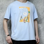 humor print tee