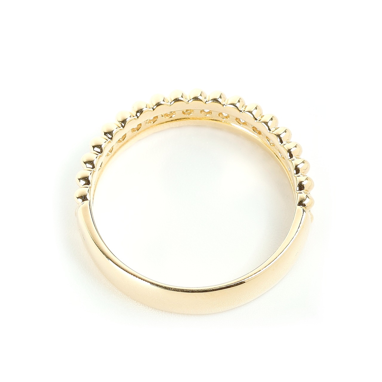 ダイヤモンド ハーフエタニティリング H&C K18 / 0.300ct