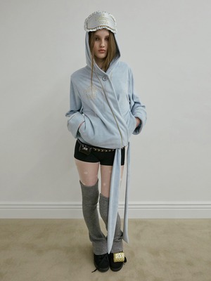 [SCULPTOR] Bath Robe Hoodie Baby Blue(Aurora) 正規品 韓国ブランド 韓国通販 韓国代行 韓国ファッション スカルプター 日本 店舗