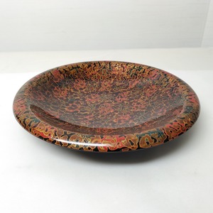 津軽塗（唐塗）バカ塗り・菓子器・漆器・No.230219-15・梱包サイズ60