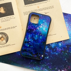 星と銀河の宇宙柄 iPhoneグリップケース