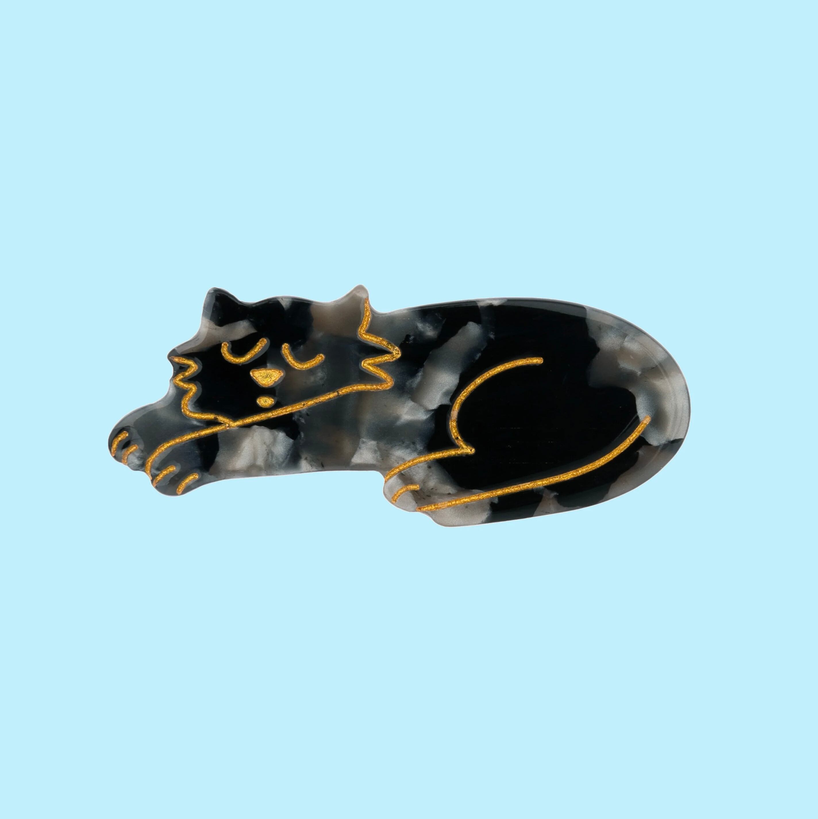 【Coucou Suzette】Black Cat Hair Clip