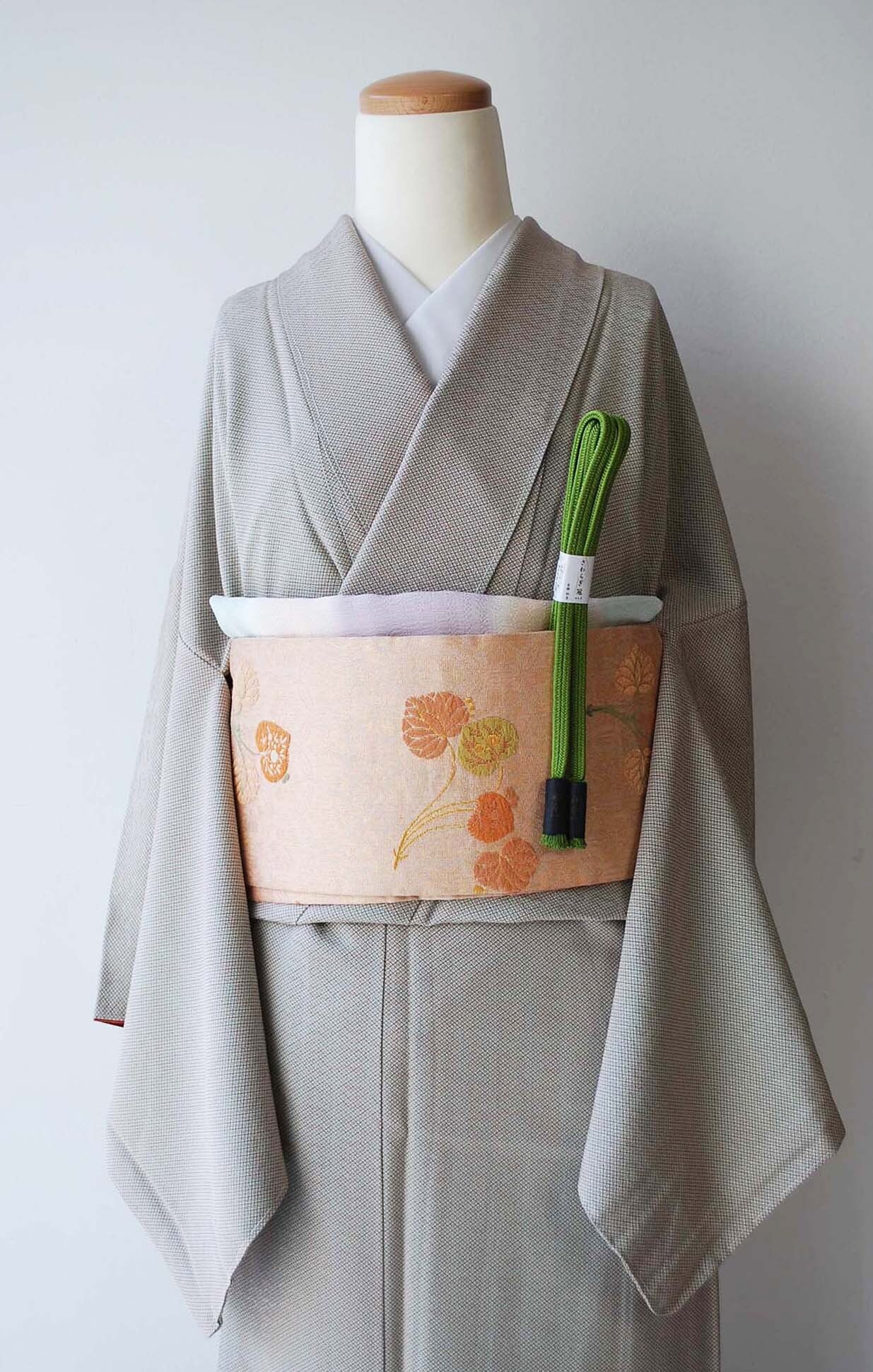 袷】松地紋 花菱文 小紋 | 大山キモノ・ちぇらうなぼるた