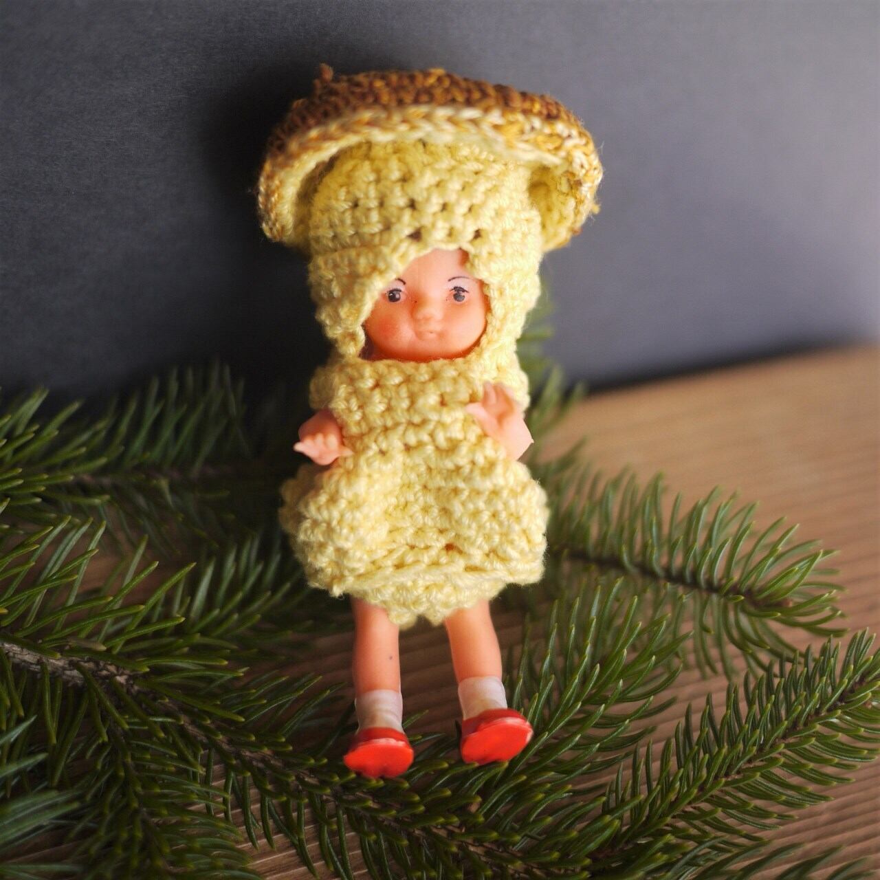 着ぐるみドール 茶黄きのこ チチアワタケ