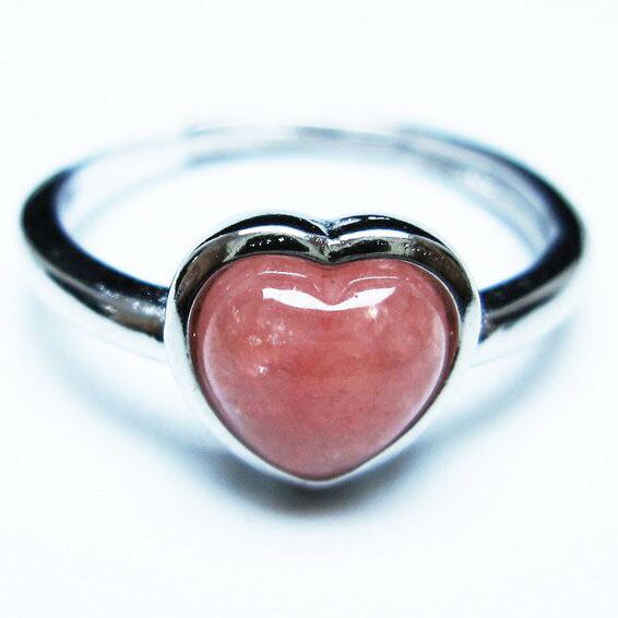 インカローズ リング ハート 指輪 フリーサイズ 15号 一点物 メール便可 [M便 1/20] 115-6707