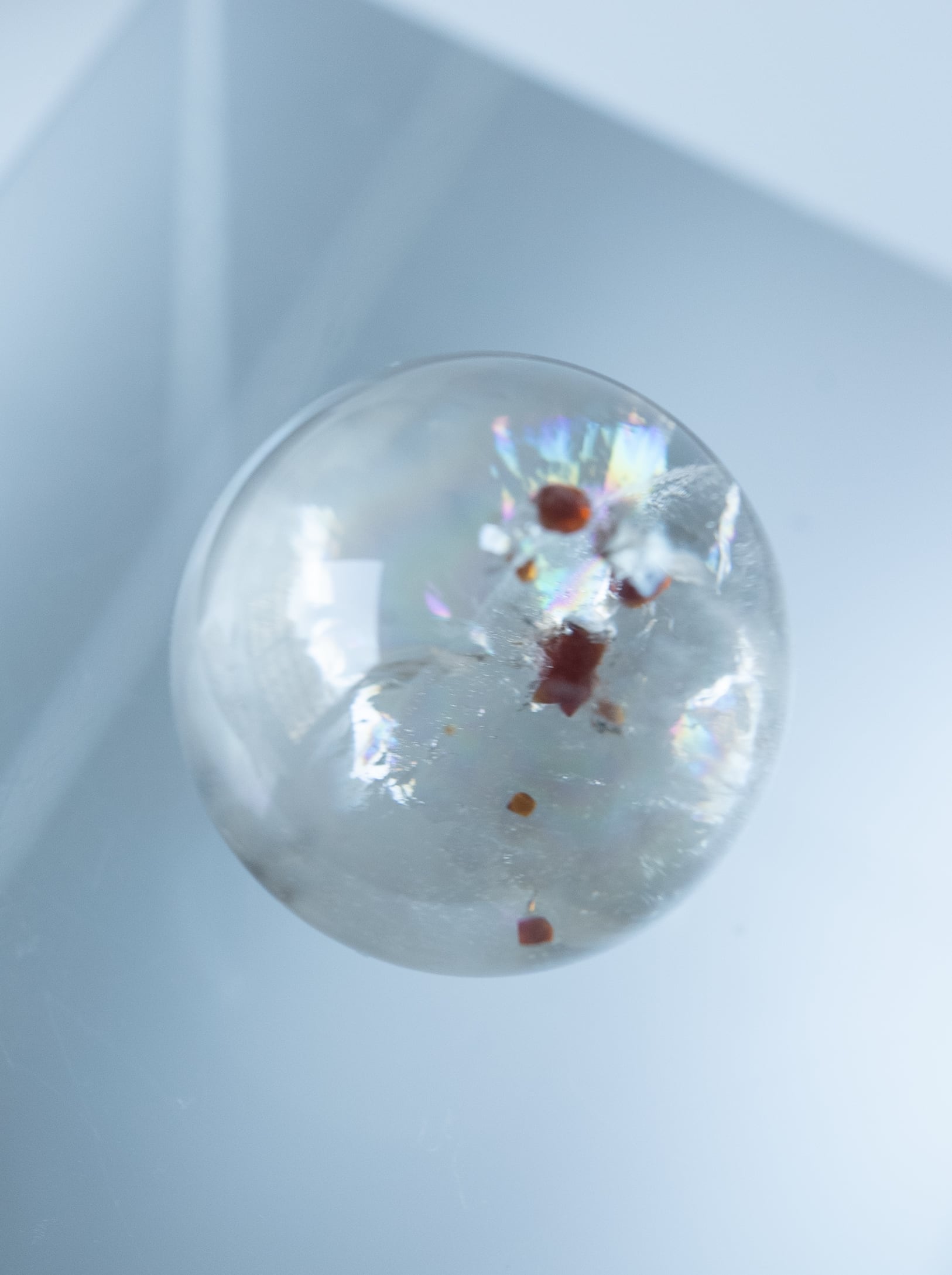 ガーネットインクォーツ - 丸玉 06