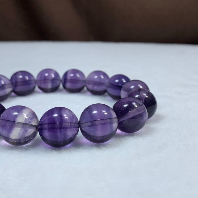 プレミアム・希少オールすみれカラーフローライトブレスレット