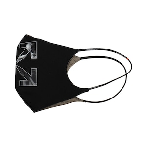 OFF-WHITE オフホワイト メンズ マスク コットン ブラック
