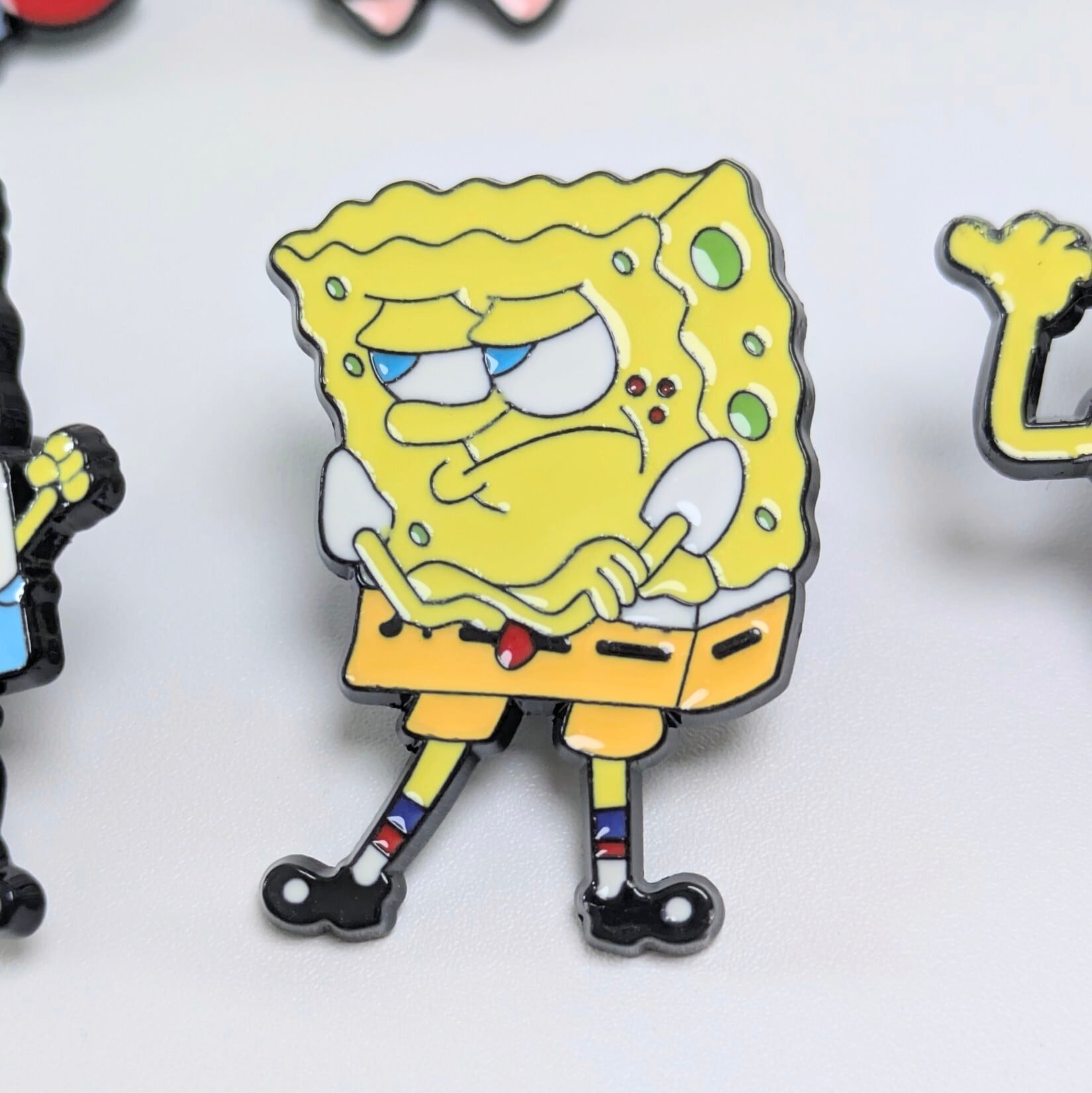 送料無料！ ★ピンズ PINS★ピンバッジ 【 SpongeBob SquarePants（スポンジボブ）】ピンズ 6Pセット / ピンバッジ / PINS〚アメリカン雑貨 アメトイ〛