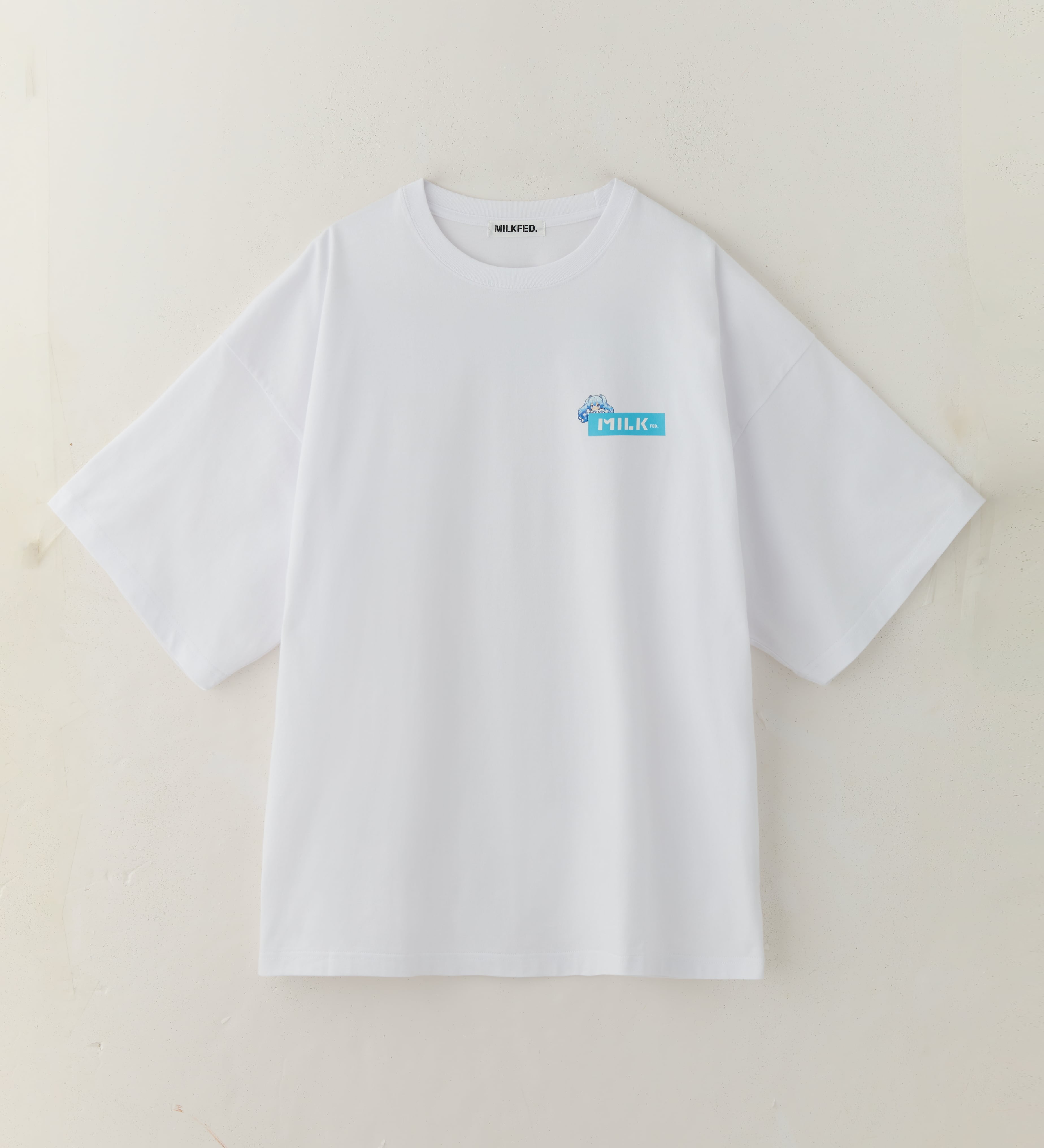 MILKFED.」×「雪ミク スカイタウン」オーバーサイズTシャツ | 雪ミク