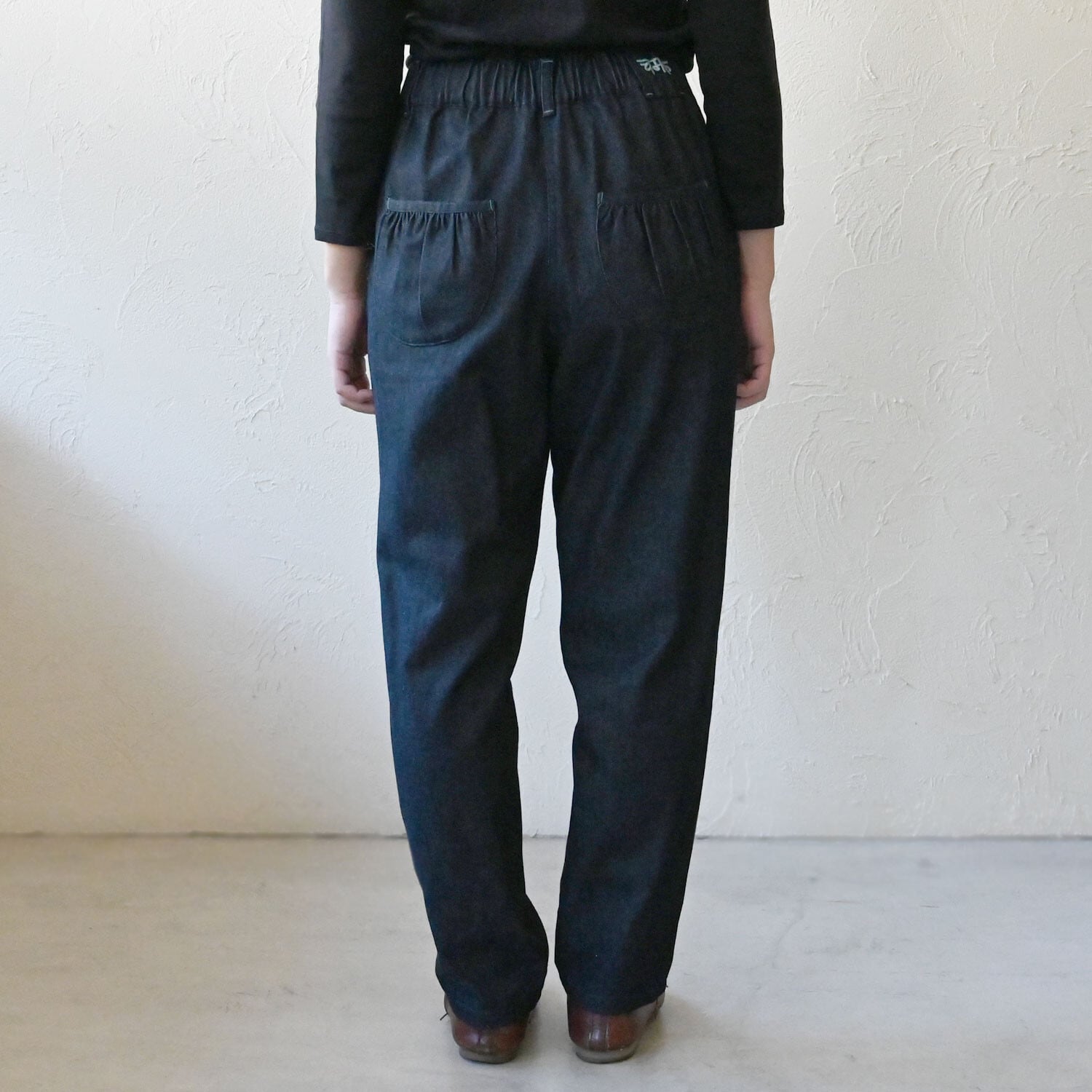 【sisam】オーガニックコットン デニム|namaste テーパードパンツ