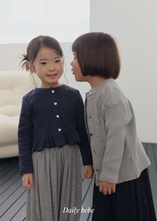 【取寄】Dailybebe カラーペーパーカーディガン｜秋服｜韓国子供服｜26/AT