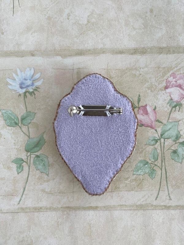 フランスアンティーク 薔薇 ローズ 刺繍 スパンコール ビーズ レース