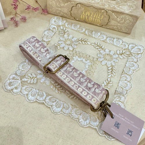 【長さ調整可能！】インド刺繍リボン ショルダー(B79-10)5