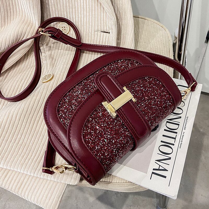 クロスボディ スクウェア ハンドバッグ 手作りハンドバック88465945976