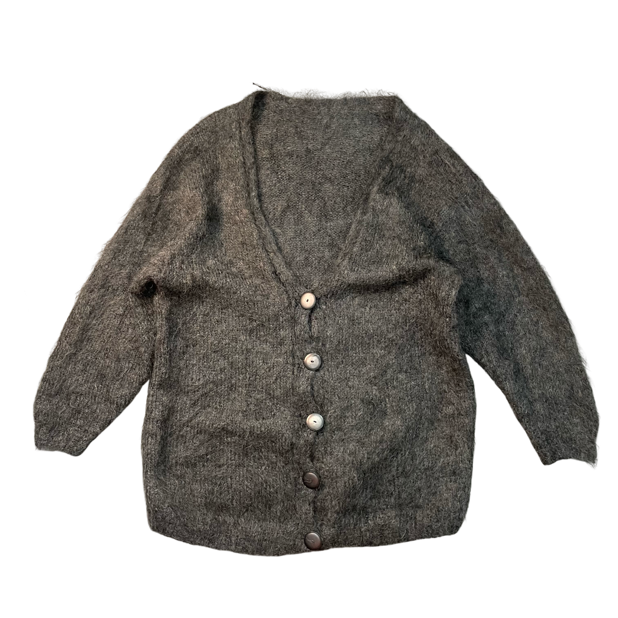 OVER SIZE MOHAIR CARDIGAN