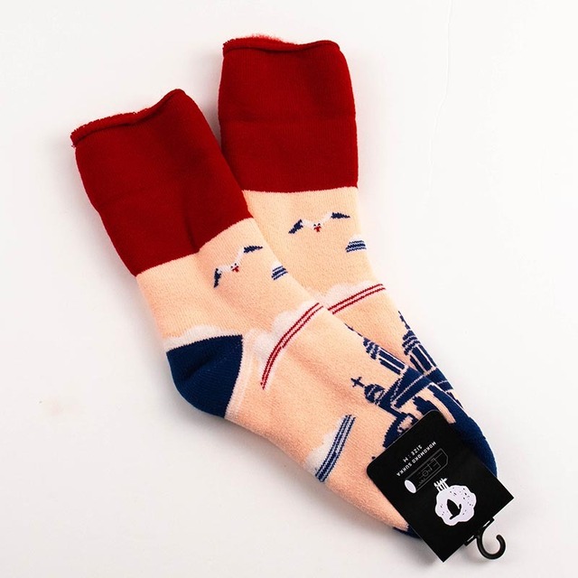 ソックス　fromF　モコモコソックス　ヘルシンキ　サーモンピンク　サイズM　３６-３８ （２２．５ー２５ｃｍ）TV093MSPK