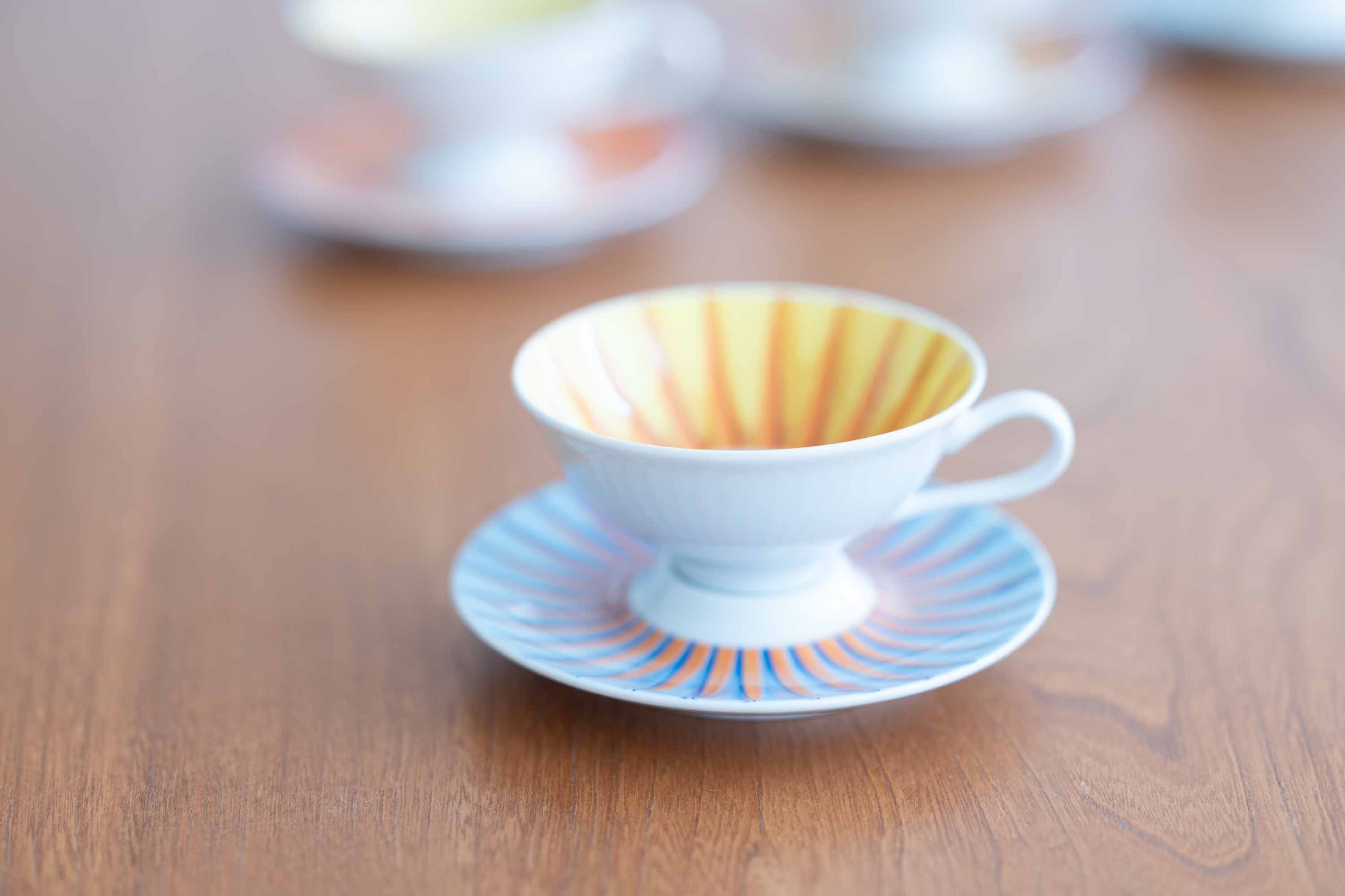 ドイツ Rosenthal (ローゼンタール)製 ミニ エスプレッソカップ オーソーレミオ(私の太陽)スカイブルー色