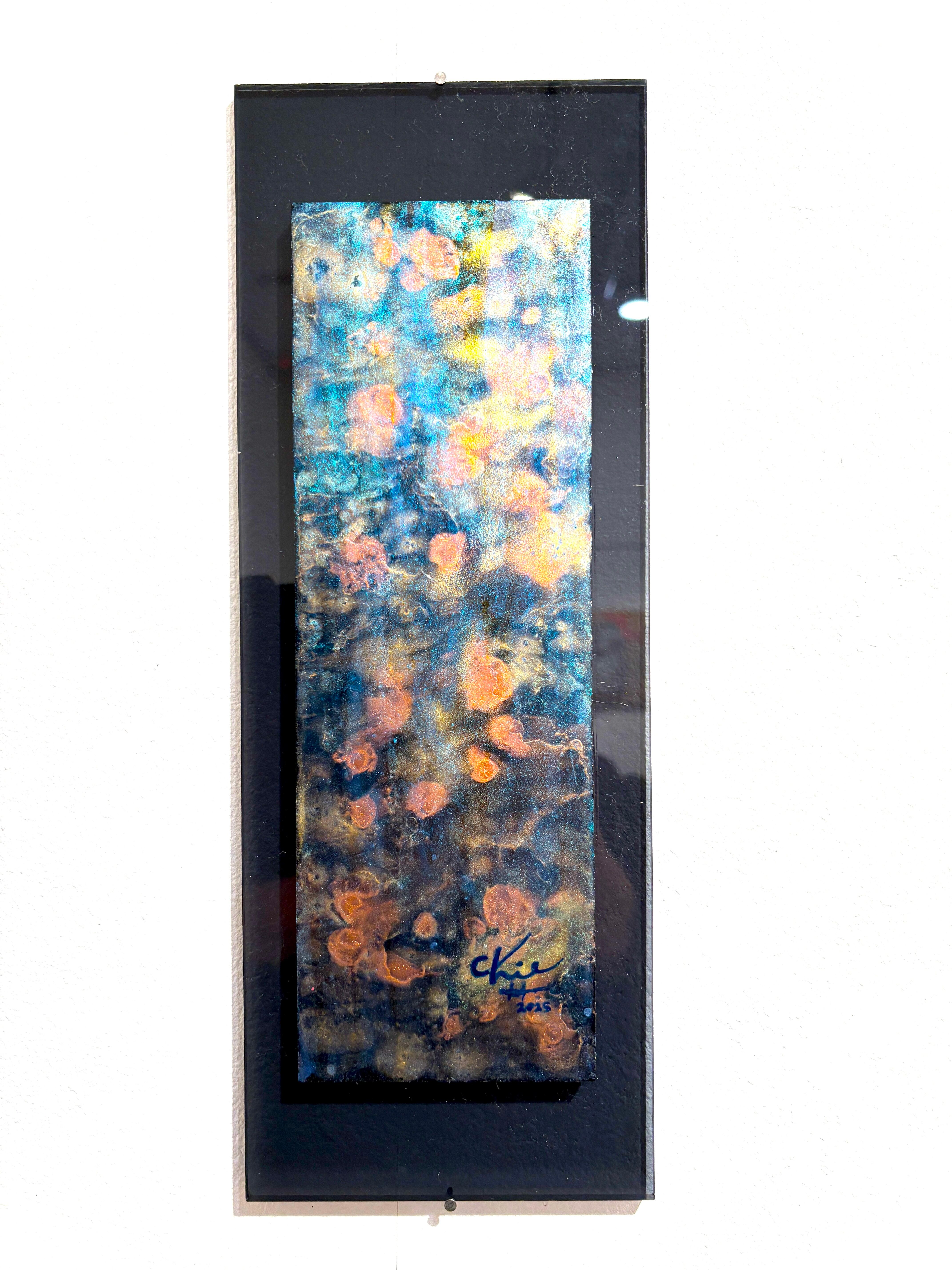 ChieArt（チエ・アート）『光の扉』 完売品 1J209◎Chie チエ chieart 絵 絵画 光の画家 「母なる光」◎中古 真