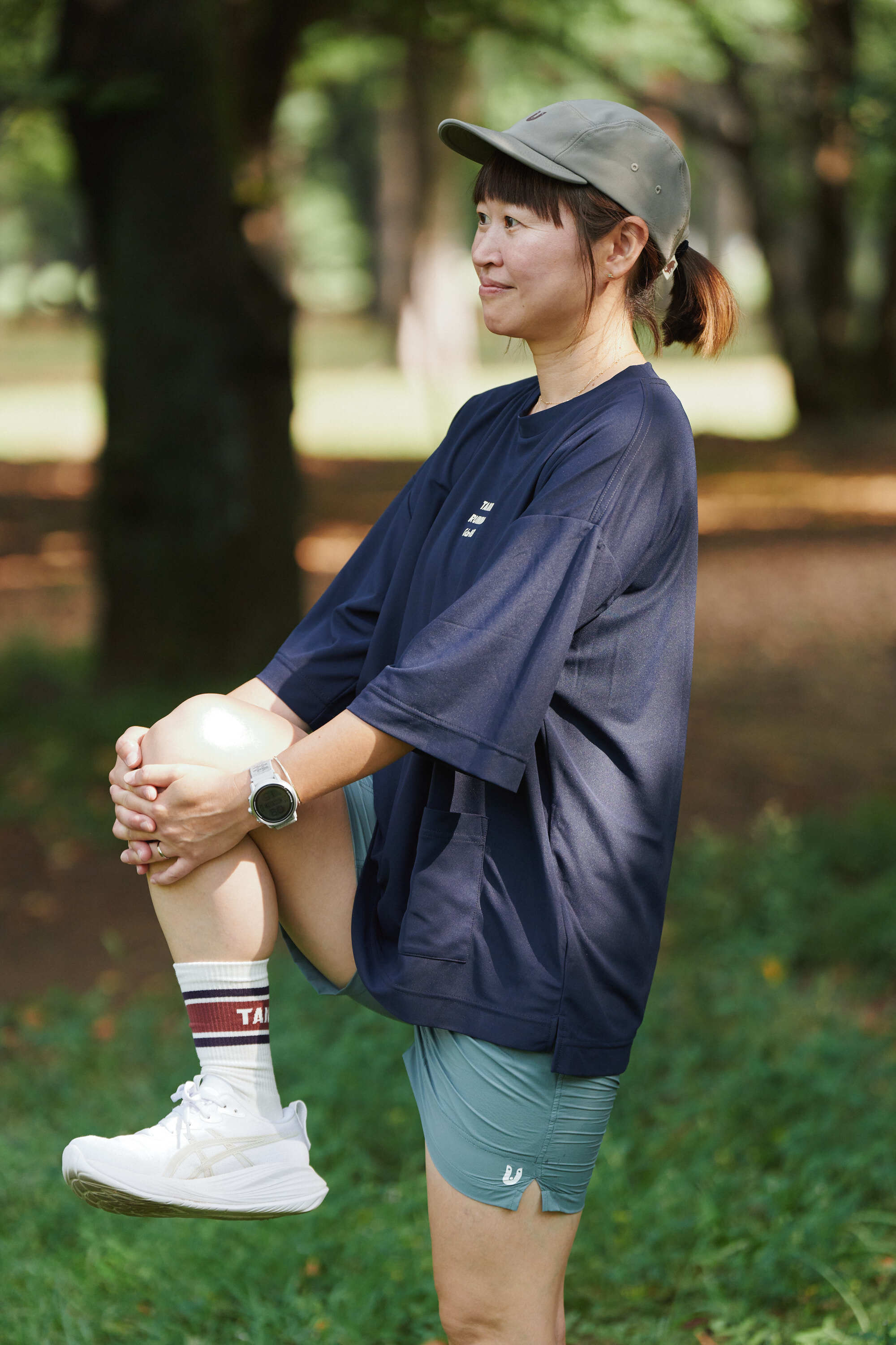 TANNUKI ⭐︎ Sato Wind Short ⭐︎ サイズS Sato Wind Short 2 : Color Blue Grey | TANNUKI Running Wear Shop