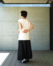 METHO - Through fit No sleeves : Black:long