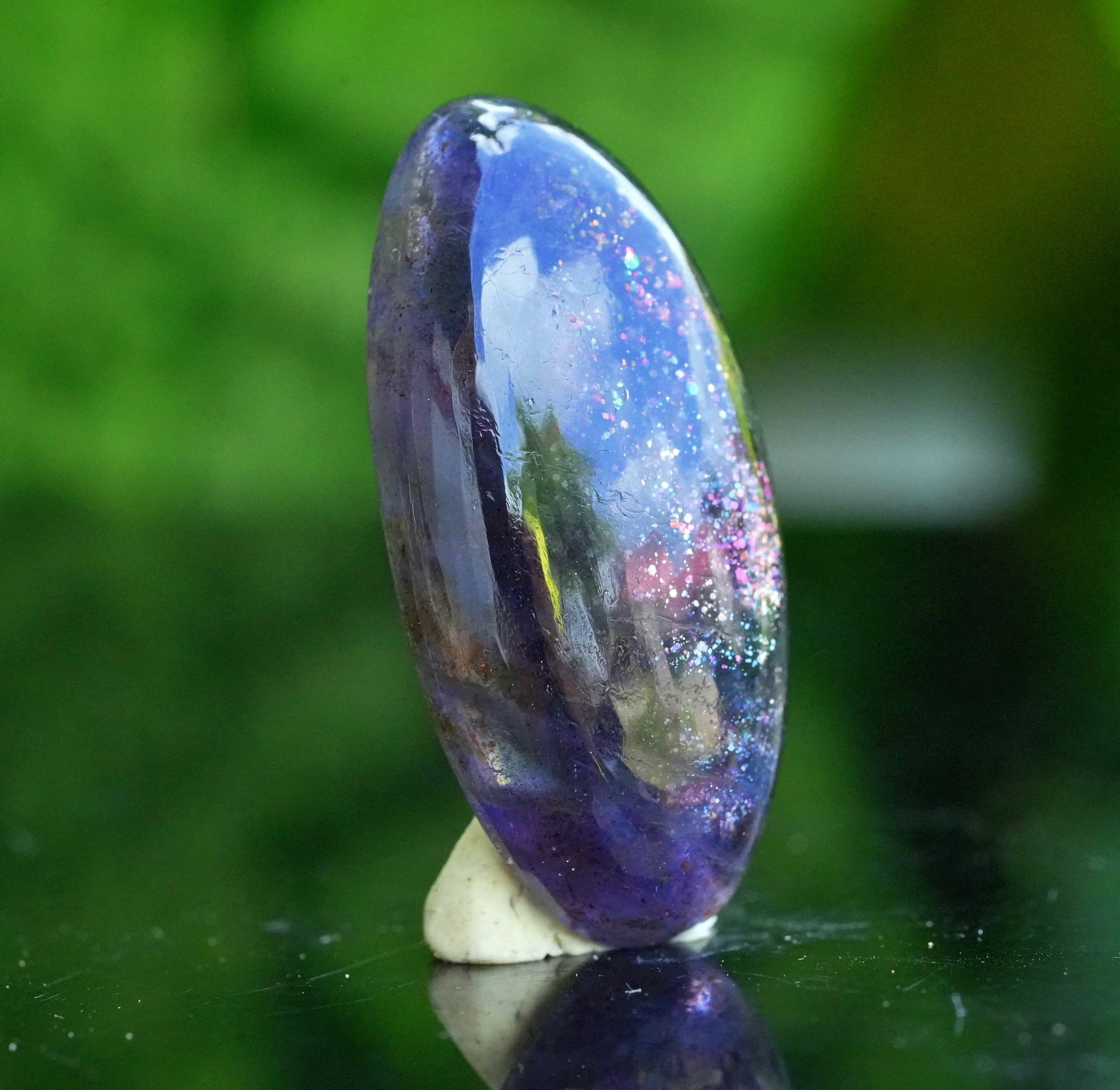 銀河の夜☆高品質 アイオライトサンストーン s1571 | Funky garuda