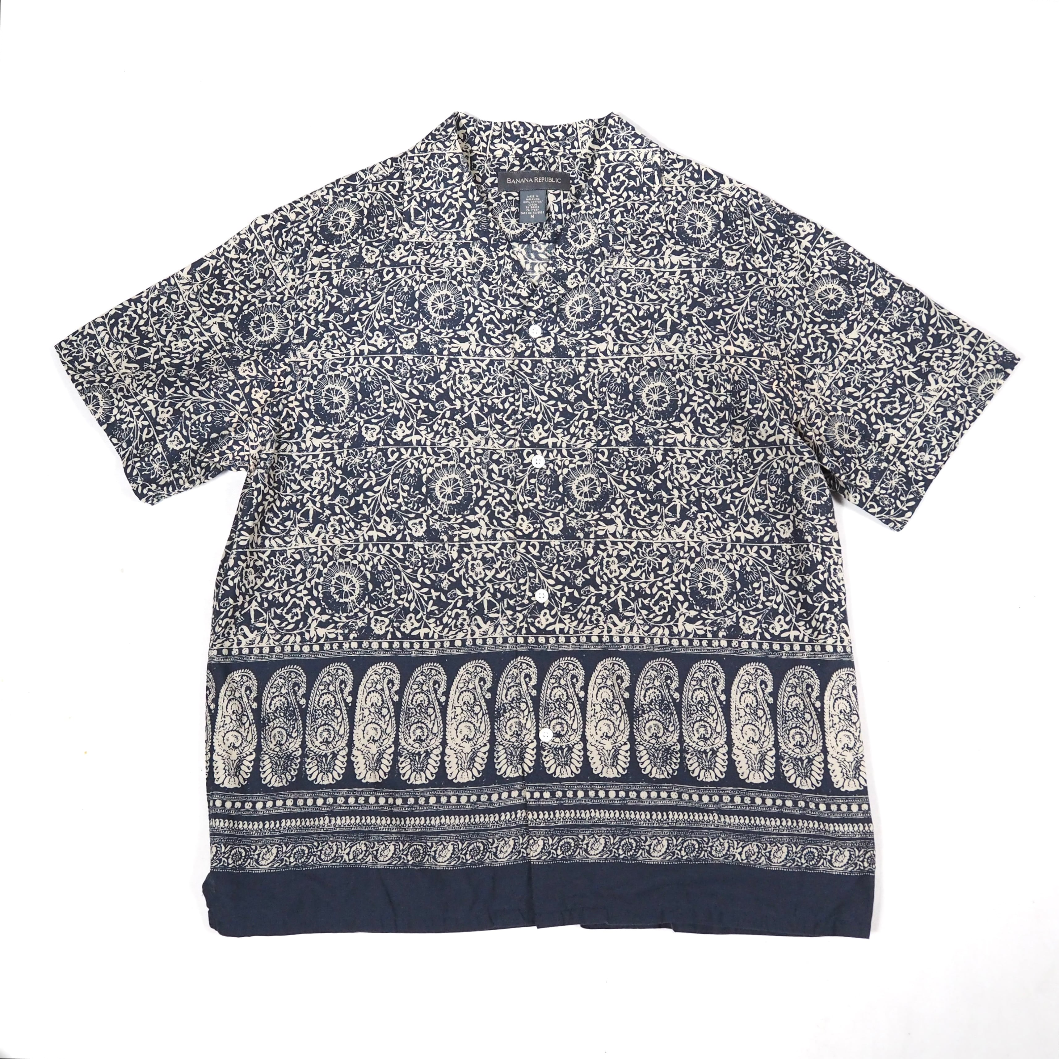 OSHKOSH ombre check flannel shirt M/L 90's オシュコシュ オンブレ