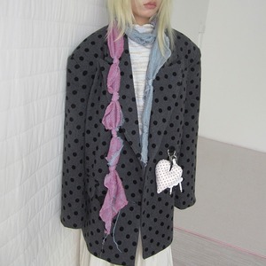 クラシックモード・ドットテーラードジャケット_LN03714