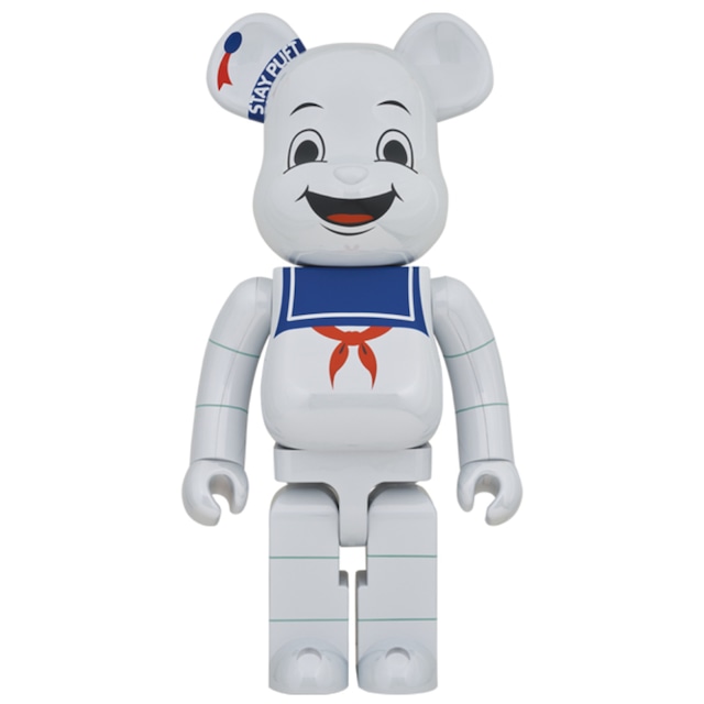 【店舗限定 問い合わせ商品】BE@RBRICK  STAY PUFT MARSHMALLOW MAN WHITE CHROME Ver. 1000％