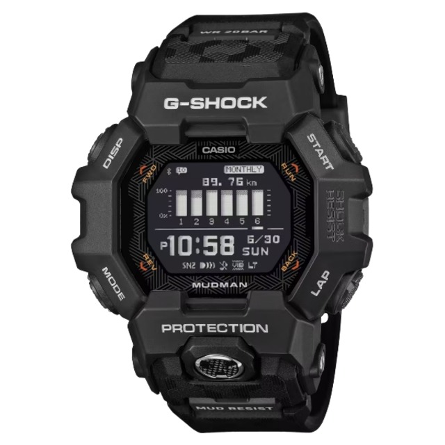 国内正規品 CASIO G-SHOCK カシオ Gショック MASTER OF G MUDMAN 樹脂バンド モバイルリンク メンズ腕時計 GDG-B100-1JF