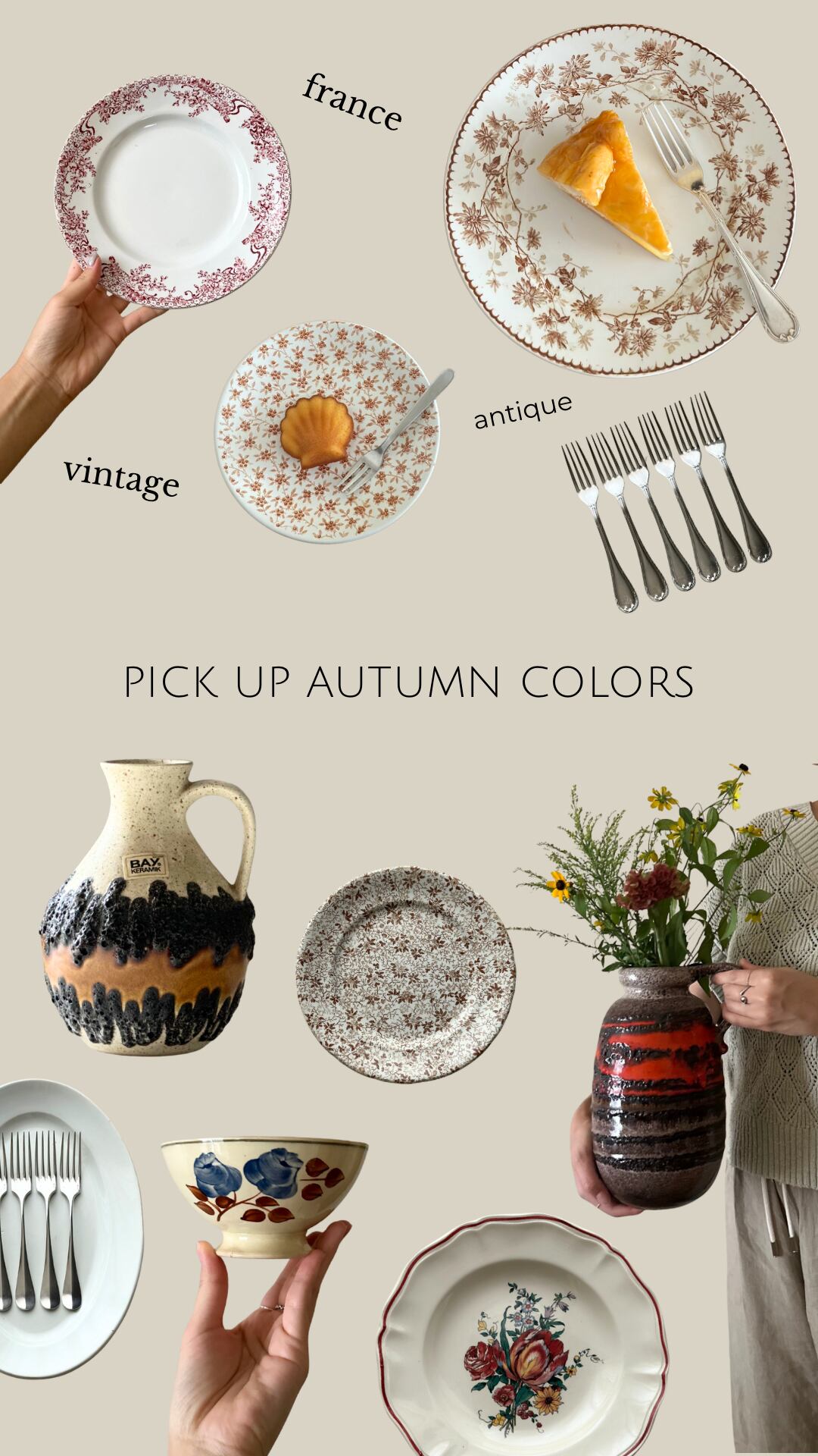 サルグミンヌ花リムまとめてSarreguemines プレートアンティーク