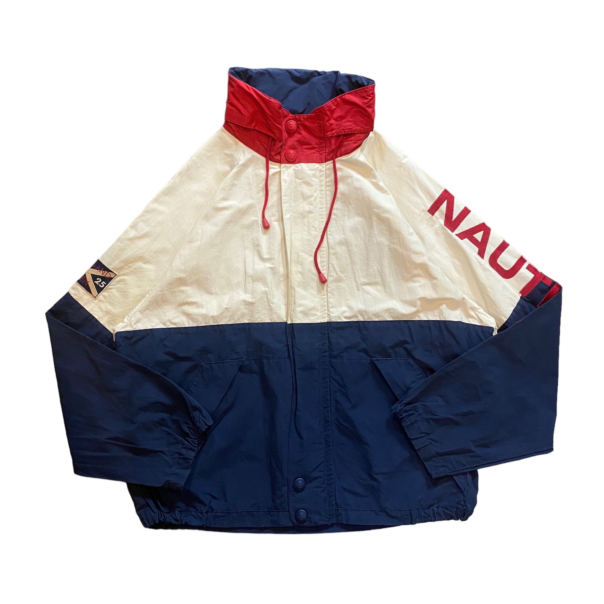 NAUTICA ナイロンジャケット XL 刺繍