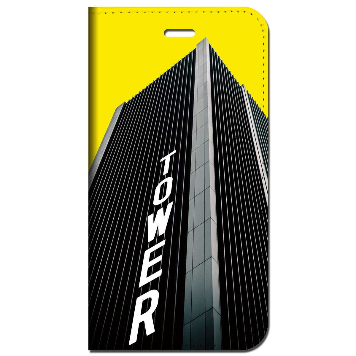 iPhone対応 スマホ 手帳型ケース アーキテクチャー タワー アート 【iPhone17 / iPhone16 / iPhone16e / iPhoneSE 他 iPhone各機種対応】 st54