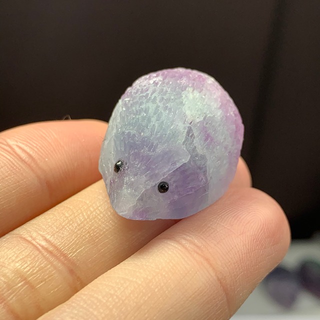 可愛いグラデーションフローライトハリネズミさん