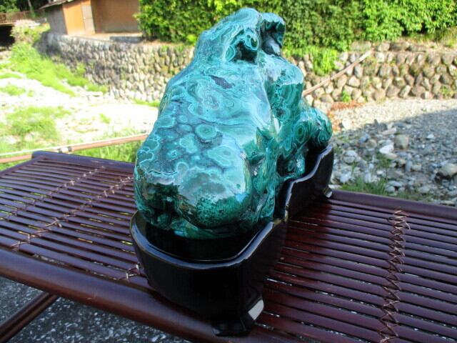 和名孔雀石 【送料無料】【高品質】コンゴ産特大クリソコラマラカイト16.7kg