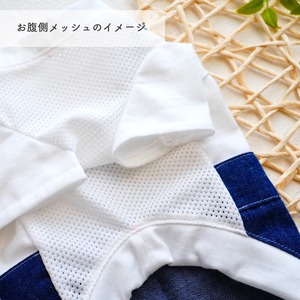 インディゴデニム風シャツ