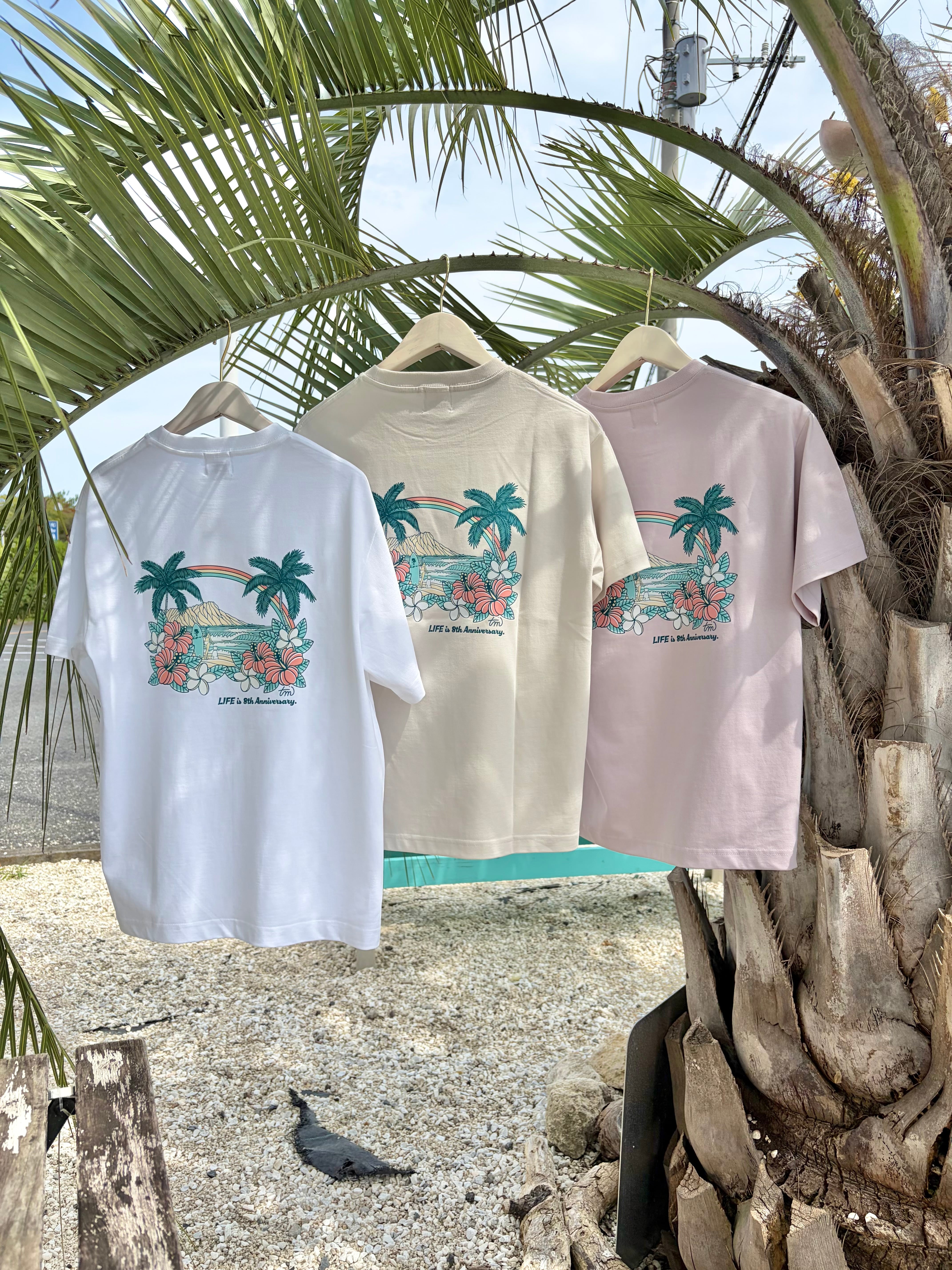 LIFE is×TAMOコラボTシャツ(パステルカラー)￥6,990(7,689)