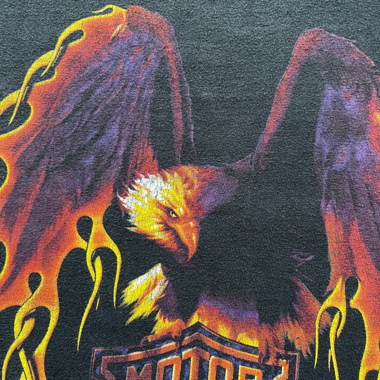 Harley Davidson 1999 Eagle Flame Tee | Vintage High Line