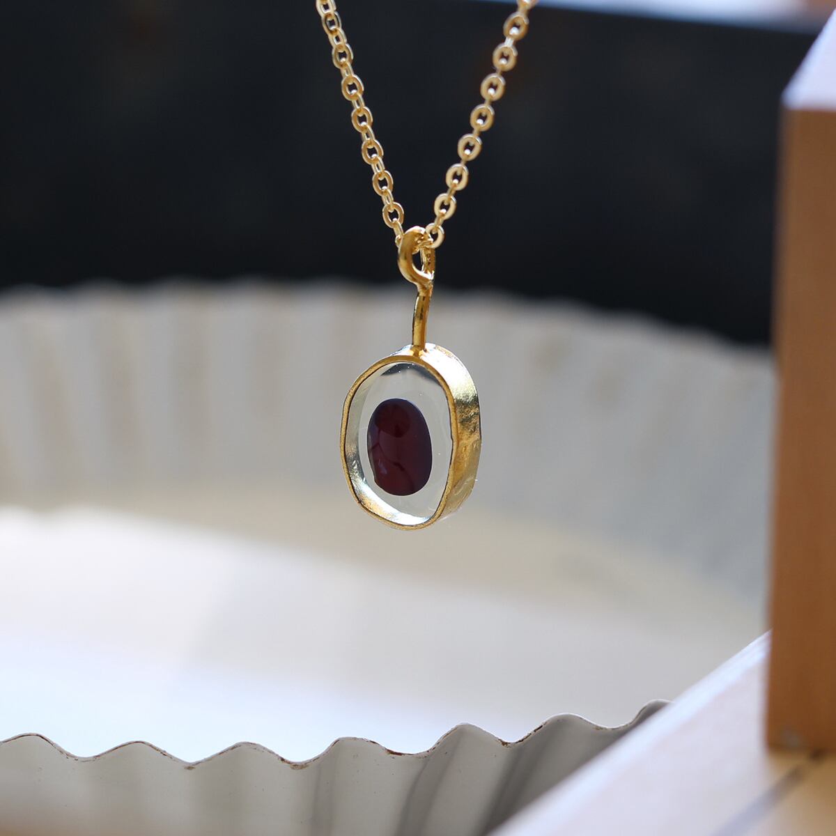 予定販売 一粒 小豆｜ネックレス｜N395 | thuthu appetizing accessories